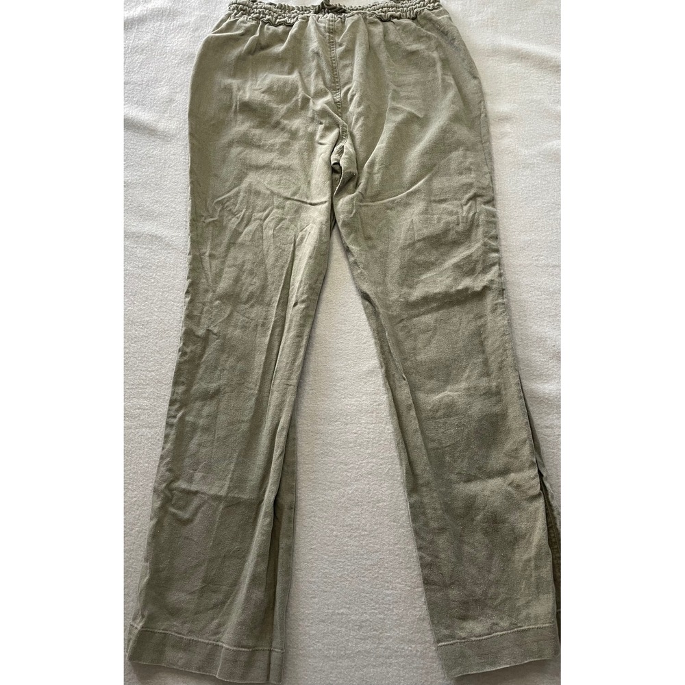 m jeans by maurices Womens Olive Green High‎ Rise Strt Leg Utility Jeans Size 4